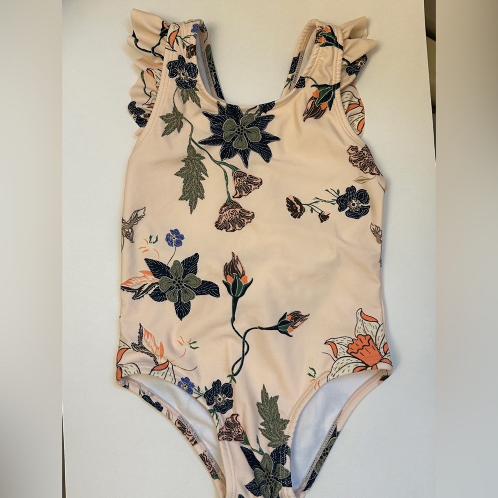 Jessica Simpson Toddler Girl One Piece Floral Print Swimsuit in Size 3T - Picture 7 of 8